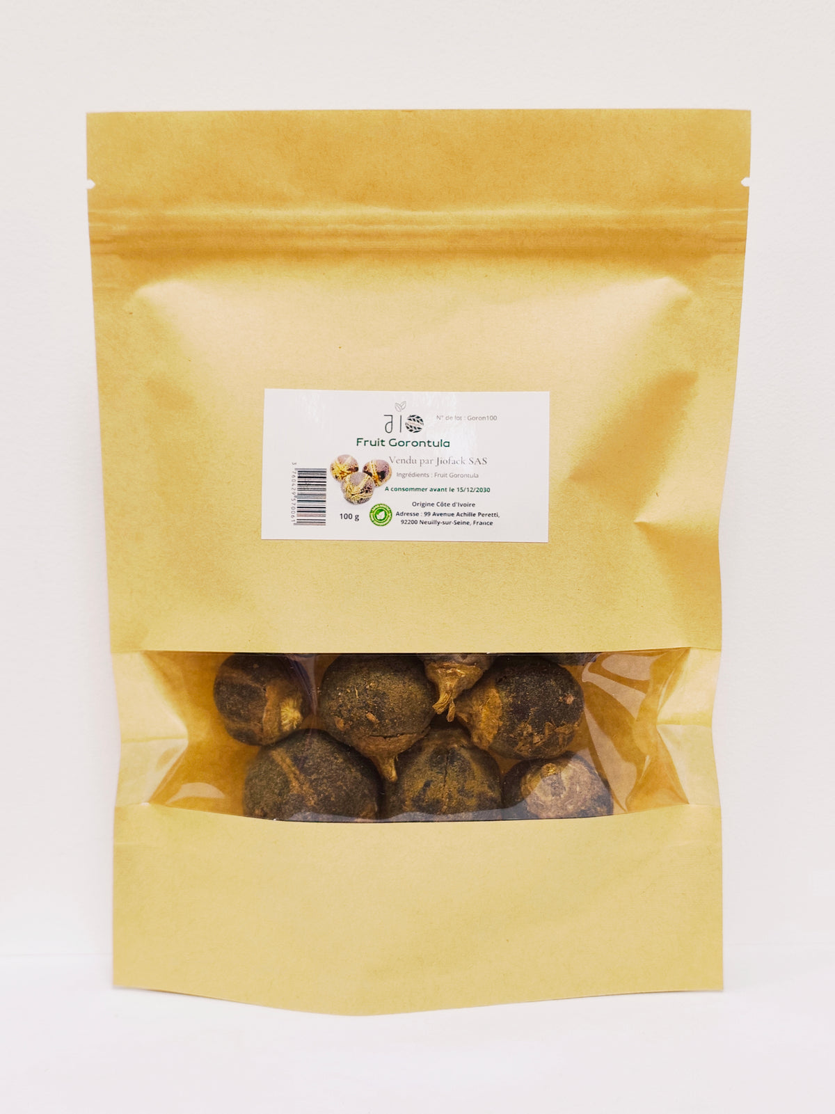 Gorontula fruit – 100 g – Sachet kraft refermable