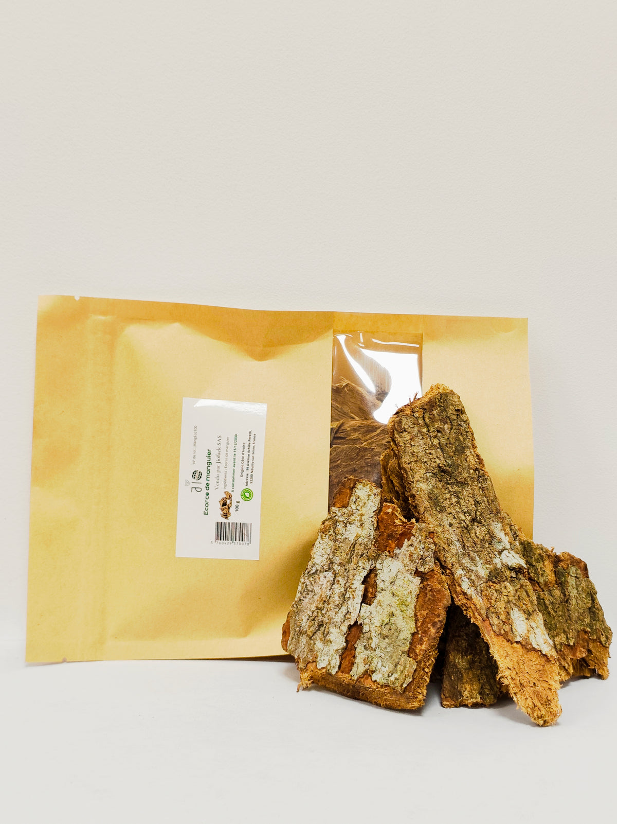 Ecorce de manguier – 100 g – Sachet kraft refermable