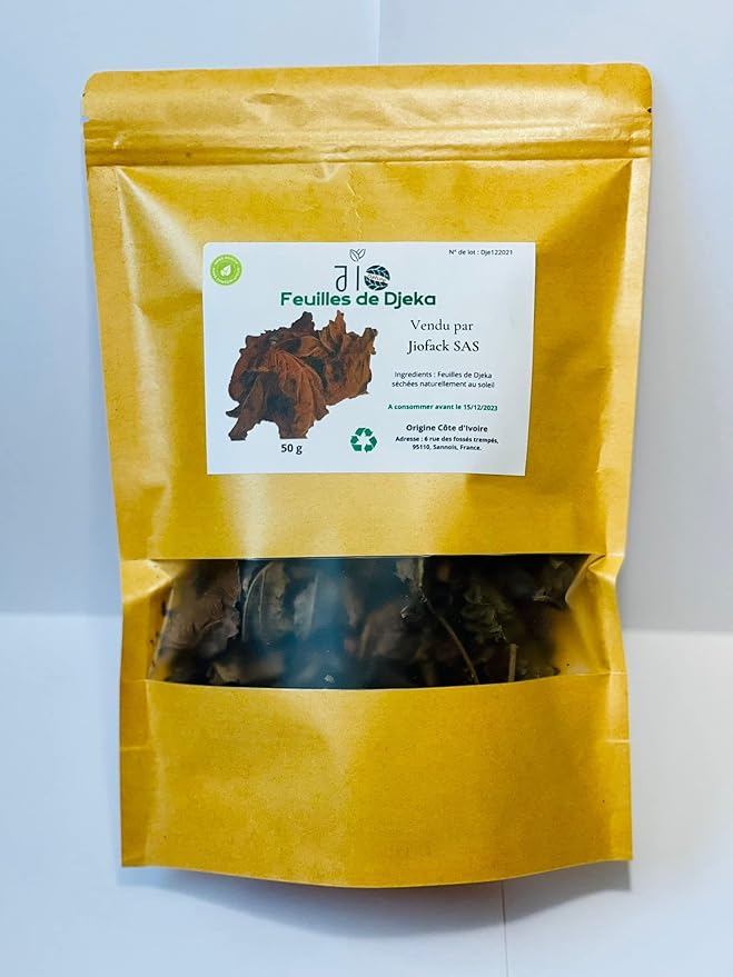 50 g – Feuilles de Djeka Traditionnelles – 100% Naturelles – Pour infusion & Toilette