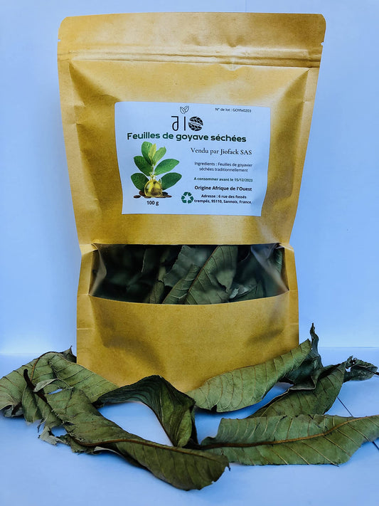 100 g – Feuilles de goyavier séchées – 100% naturelles – Infusion & soins