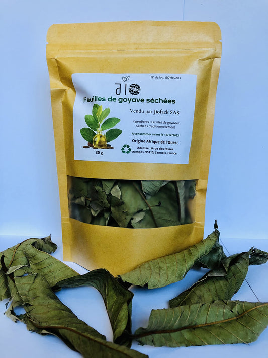 30 g – Feuilles de goyavier séchées – 100% naturelles – Infusions & Soins