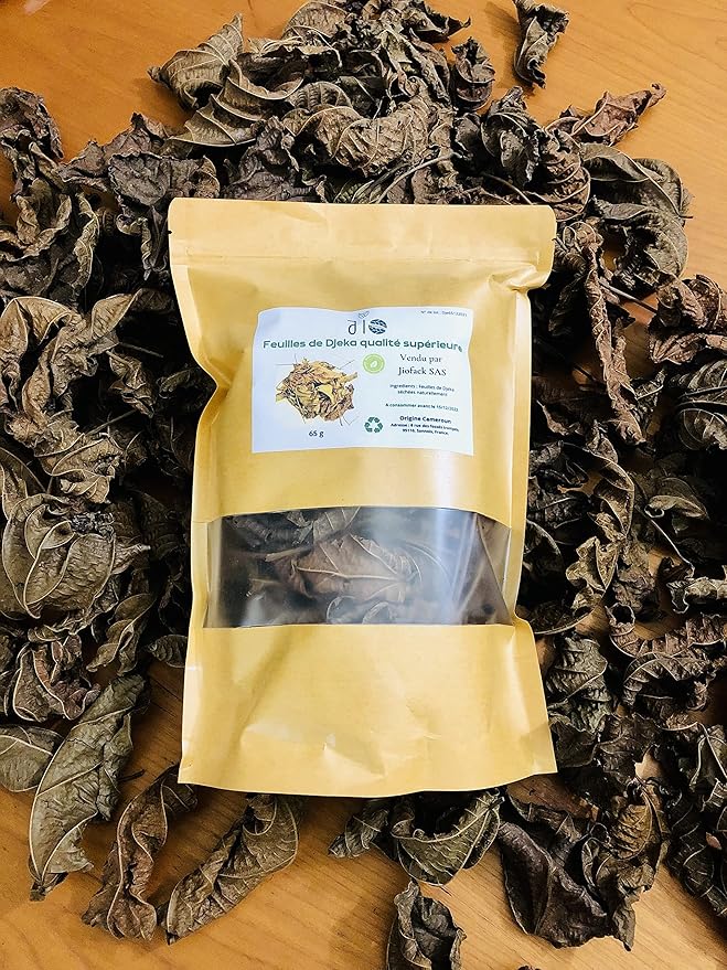 65 g – Feuilles de Djeka Qualité Supérieure – 100% Naturelles – Pour infusion & Toilette