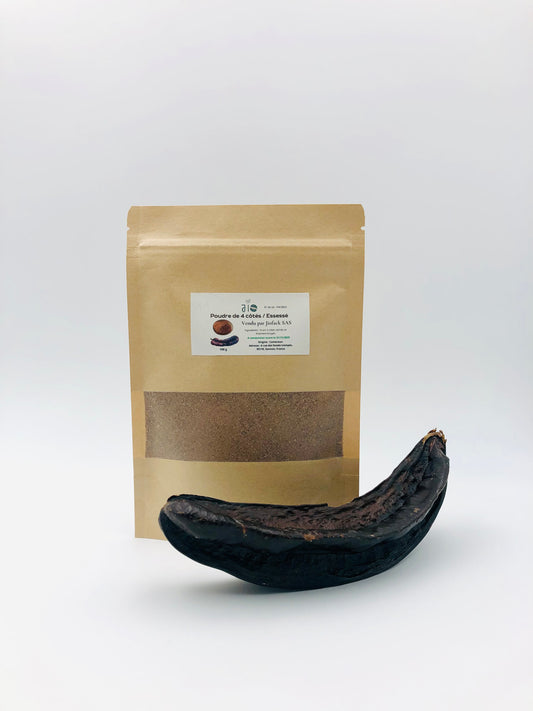 100 g – Poudre du fruit 4 côtés – Essessè – Sassas – ultra pure – Aucun mélange