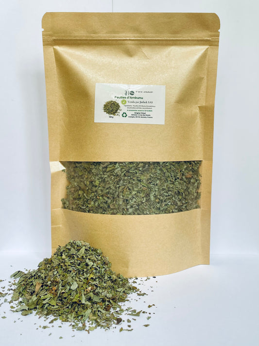 100 g – Feuilles d'Ambunu –100% naturelle – Aucun mélange