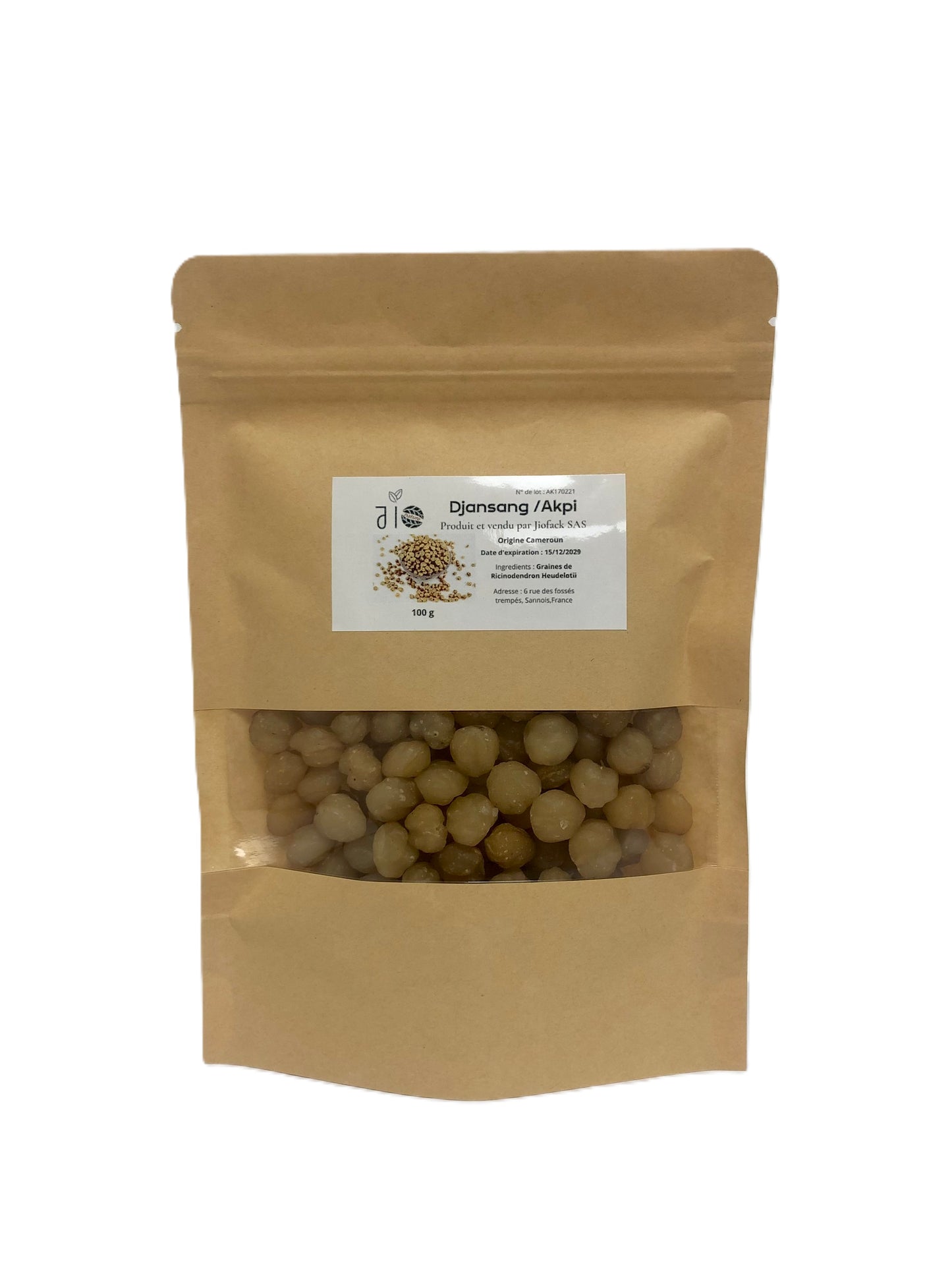 50 g – Grains d’Akpi – Djansang – 100% naturel, Pour Massage, Alimentation & Soins
