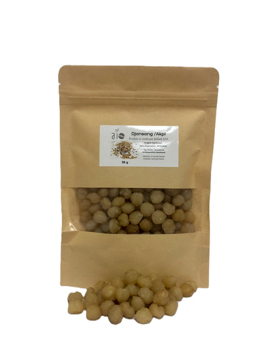 50 g – Grains d’Akpi – Djansang – 100% naturel, Pour Massage, Alimentation & Soins